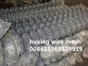 6FT 7FT 8FT Galvanized Diamond Mesh Chain Link Fence in Roll