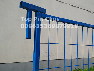 Construction Site Temporary Wire Fence Panel Top Pins